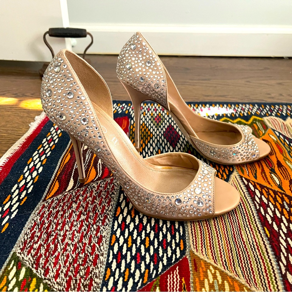 Aldo Gold, Jeweled high heels size 39 or 8.5